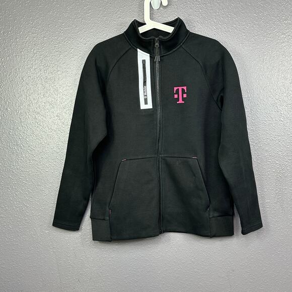 T Mobile Womens Medium Employee Full Zip Jacket Logo Tech - Picture 1 of 5